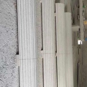 广元 花岗岩厂家带你看白麻花岗岩门楼大柱柱皮