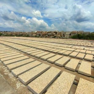 广元 黄金麻荔枝面花岗岩石材地铺石防护中