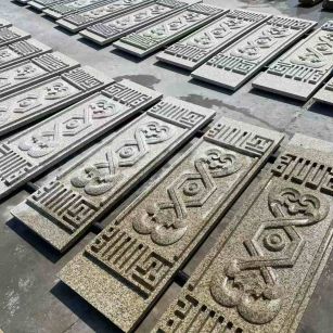 广元 黄金麻花岗岩外墙雕刻板