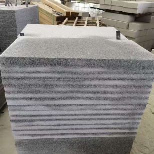 广元 芝麻白5公分火烧地铺成品，900*400，规格可定制