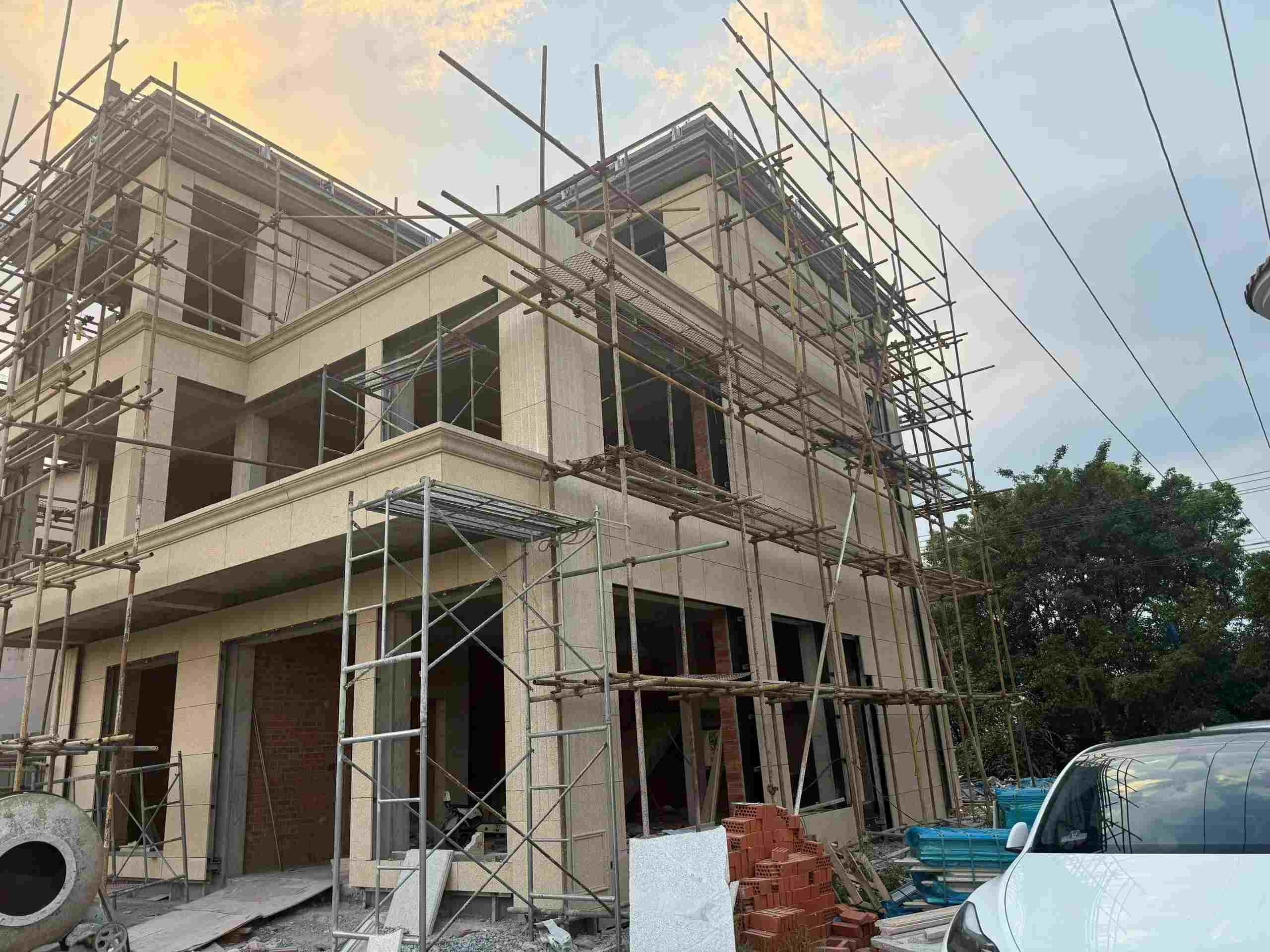 广元 黄金麻荔枝面花岗岩外墙干挂