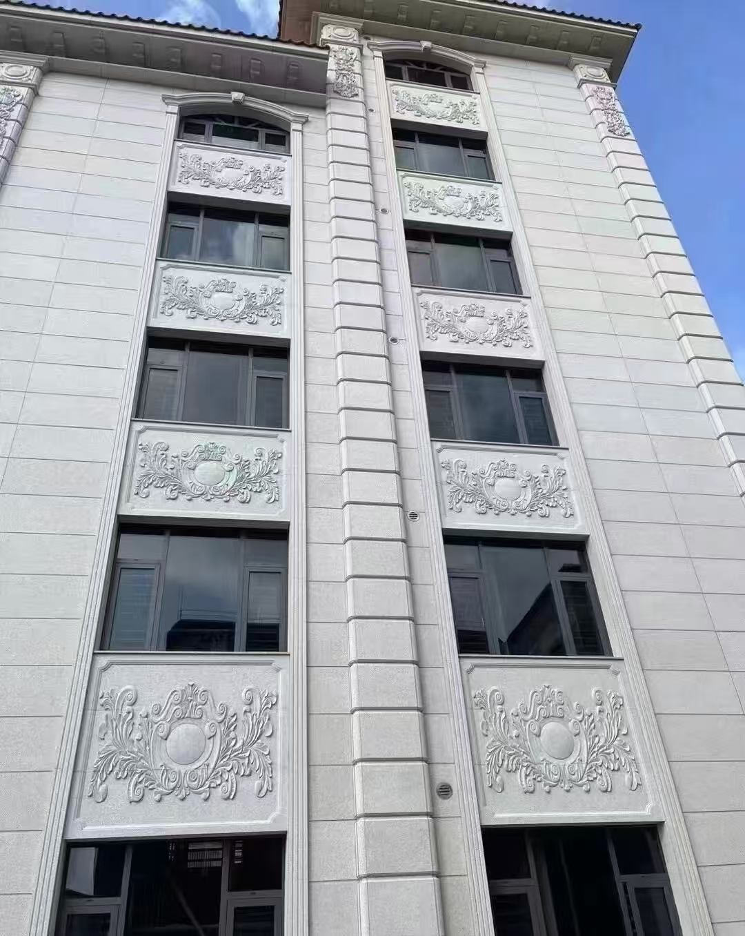 广元 白麻荔枝面花岗岩别墅外墙干挂