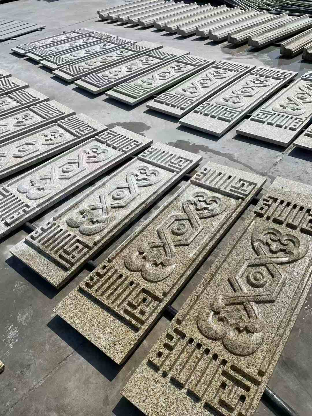 广元 黄金麻花岗岩外墙雕刻板