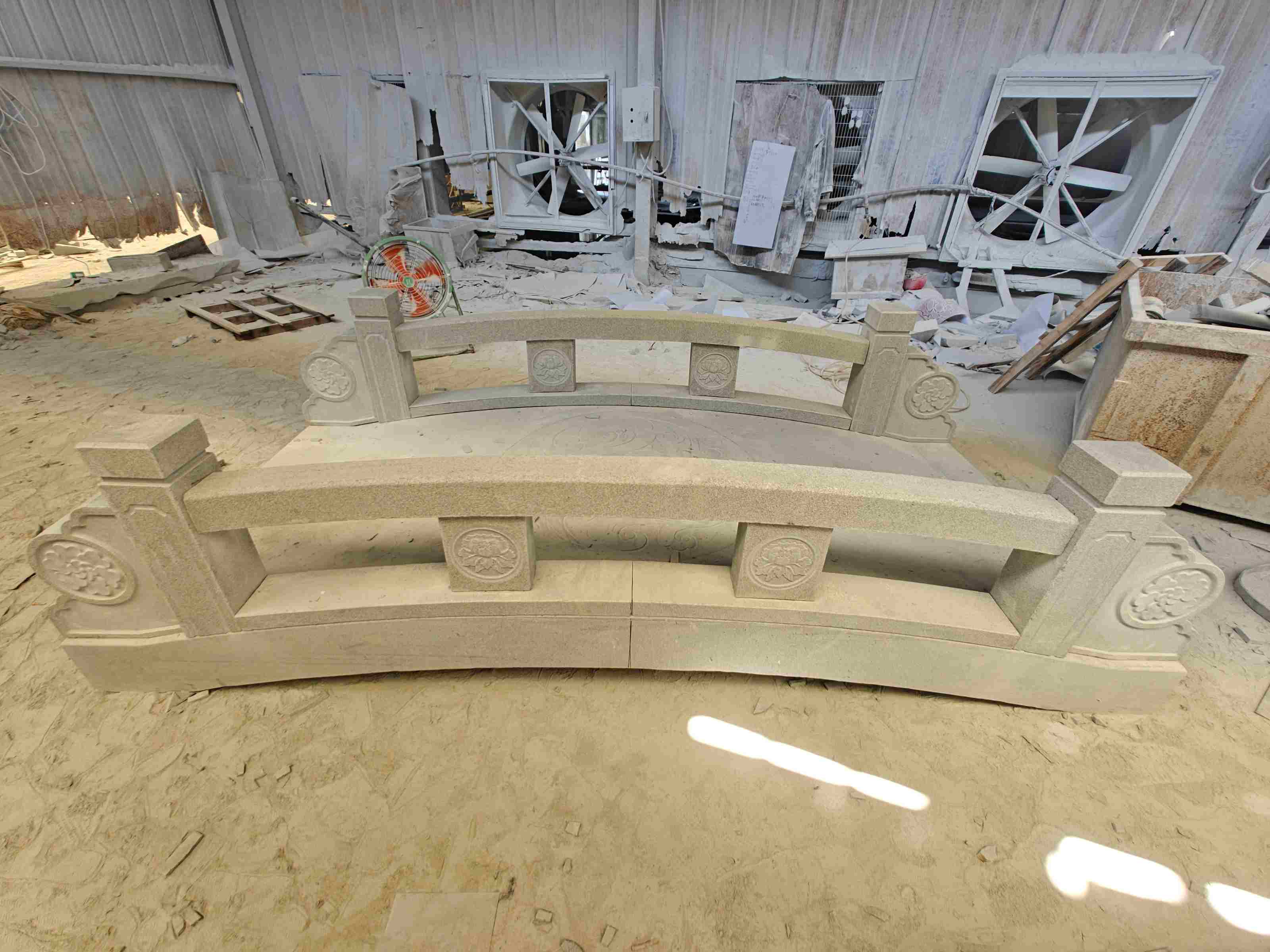 广元 芝麻灰花岗岩异形加工-拱桥，石桥