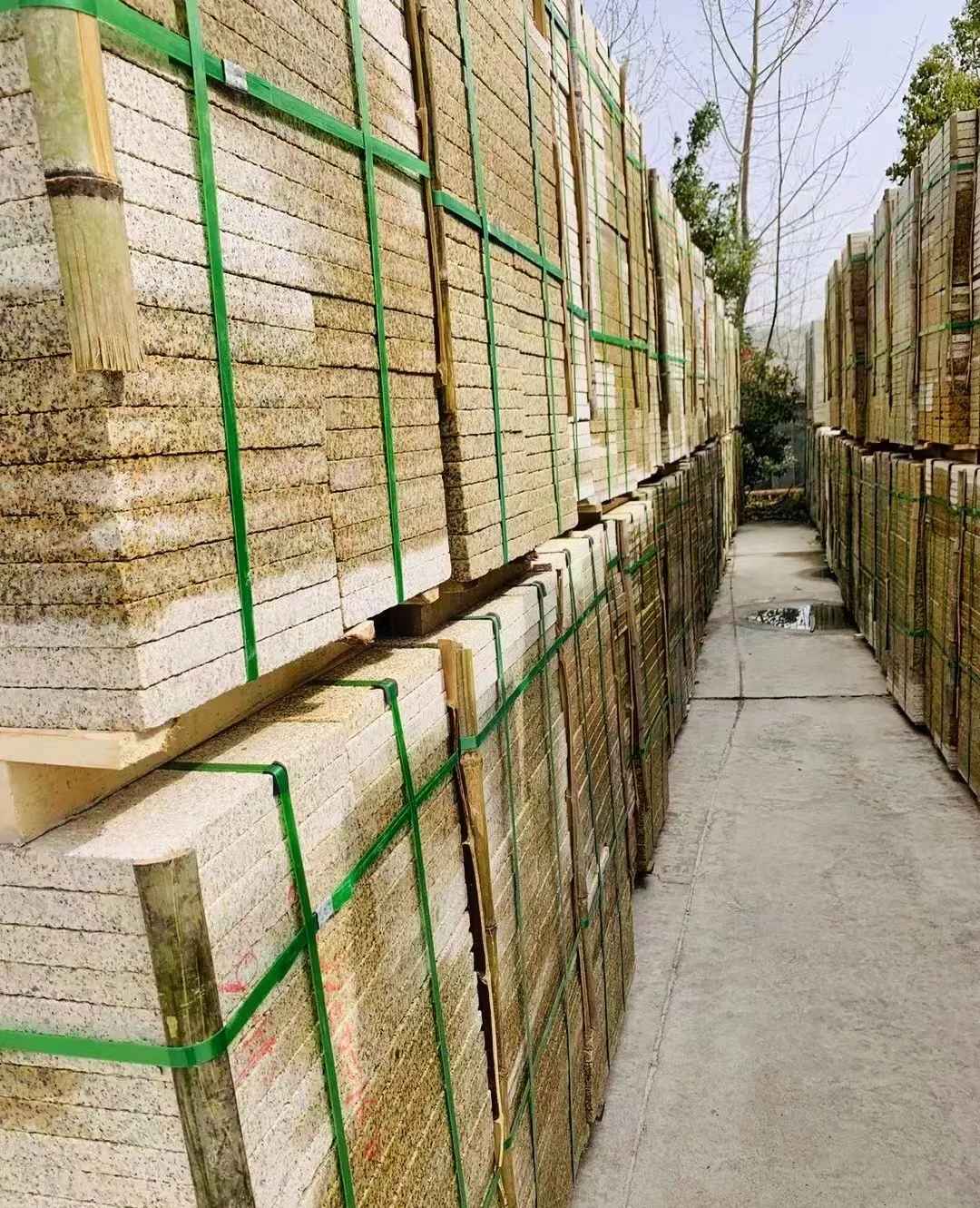 广元 黄金麻花岗岩荔枝面地铺石