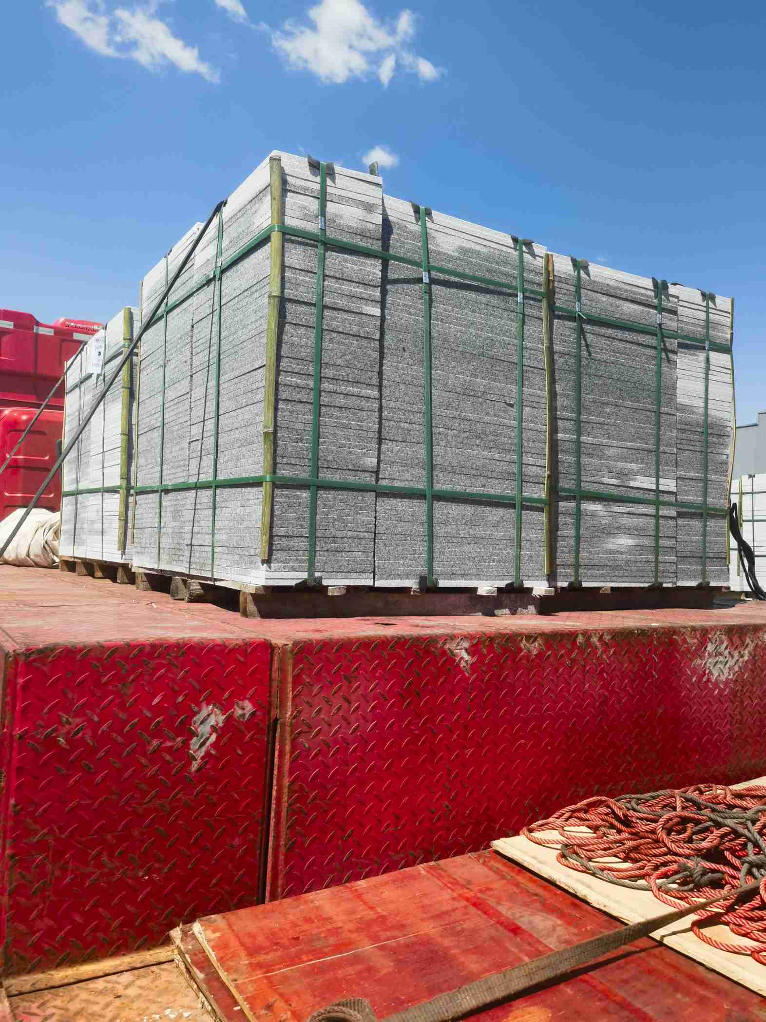 广元 芝麻白火烧规格板地铺石300*600/600*600