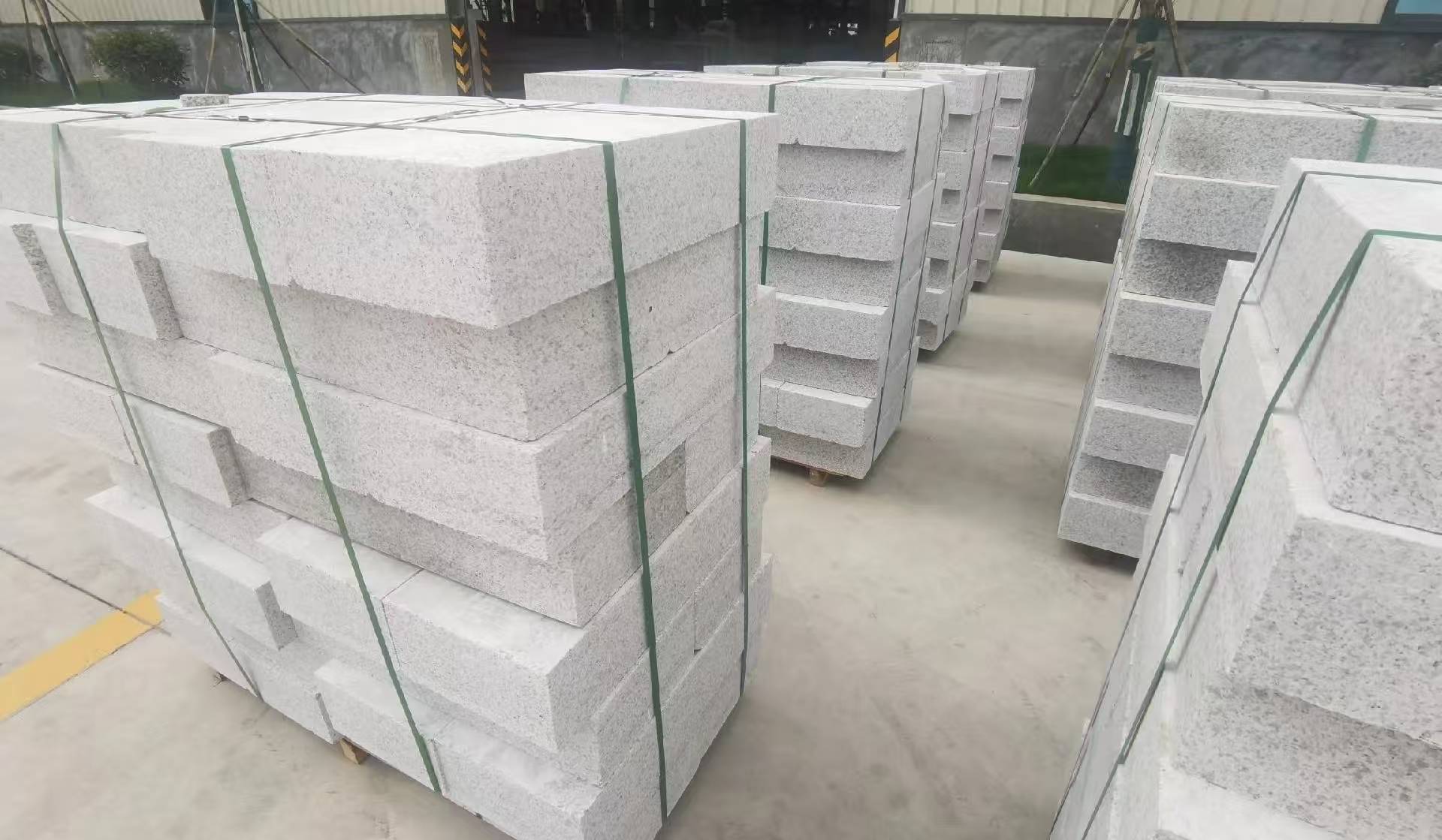 广元 白麻花岗岩路沿石，立缘石，平缘石，路牙石，道牙石，马路牙子等